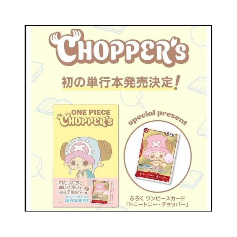 ONE PIECE CHOPPER’s Vol. 1 carta/comic promocional EB02-003