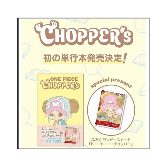 ONE PIECE CHOPPER’s Vol. 1 carta/comic promocional EB02-003